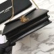 Replica YSL Saint Laurent Medium Cassandra Monogram Envelope Borse Nero