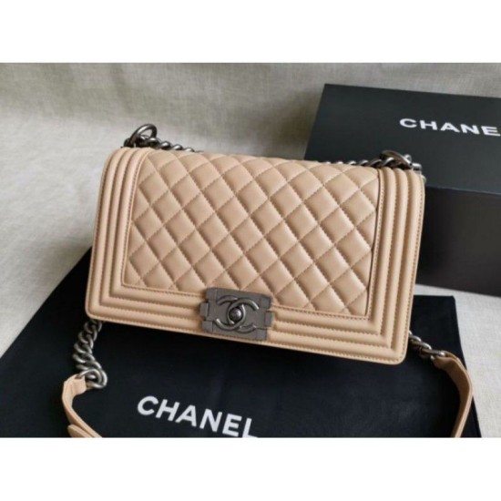 Replica Boy Classic Flap Borse A67086 Albicocca Pelle di Agnello Replica Boy Classic Flap Borse A67086 Albicocca Pelle di Agnello