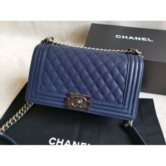 Replica Boy Classica Flap Borse A67086 Blu
