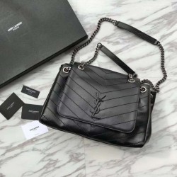 Replica YSL Saint Laurent Nolita Borse Nero