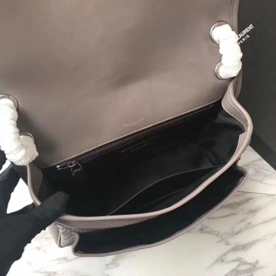 Replica YSL Saint Laurent Medium Niki Chain Borse Grigia