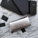 Replica Saint Laurent Classic Metallic Monogramme frizione Argento Replica Saint Laurent Classic Metallic Monogramme frizione Argento