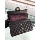 Replica Medium Classica Flap in pelle di agnello nero GHW A01112