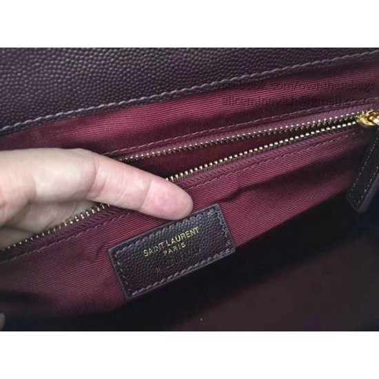 Replica Borsa Spalla Saint Laurent Monogram  Graduata Spalla Borsa Borgogna Y230310