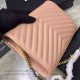 Replica Portafoglio Saint Laurent in grano di albicocca De Poudre Textured Matelasse Leather 377828