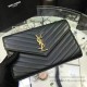 Replica Raccoglitore YSL Saint Laurent della catena di cuoio della Matelasse di  Green Grained