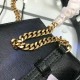 Replica Raccoglitore YSL Saint Laurent della catena di cuoio della Matelasse di  Green Grained