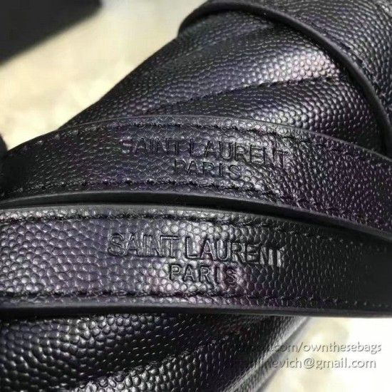 Replica Yves Saint Laurent grande borsa a tracolla della spalla borsa nera Y221250