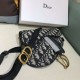 Replica Cintura Christian Dior Saddle Camouflage Pouch Nero