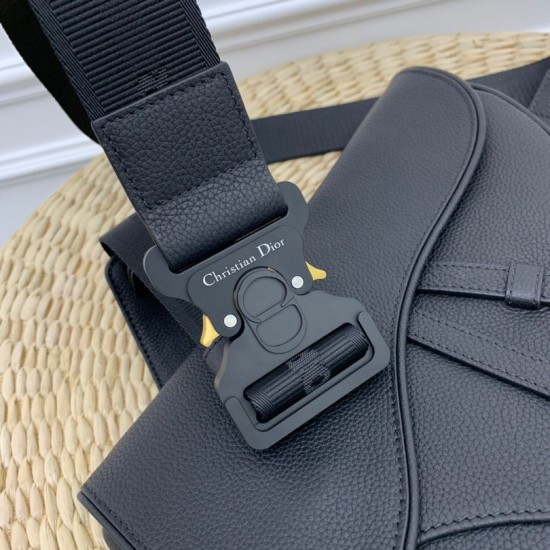 Replica Cintura Christian Dior Saddle Camouflage Pouch Nero