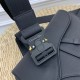 Replica Cintura Christian Dior Saddle Camouflage Pouch Nero