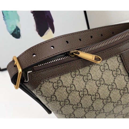 Replica Borsa a tracolla Ophidia GG piccola 598125 marrone