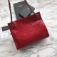 Replica Shopping bag YSL Saint Lauren Niki Medium in pelle vintage increspata rossa