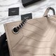 Replica Shopping bag YSL Saint Lauren Niki Medium in pelle vintage increspata grigia