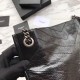 Replica Shopping bag YSL Saint Lauren Niki Medium in pelle vintage increspata nera