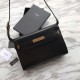 Replica Borsa a tracolla Baguette YSL Saint Laurent Manhattan nera