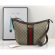 Replica Borsa a tracolla Ophidia GG piccola 598125 marrone