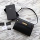 Replica Borsa a tracolla Baguette YSL Saint Laurent Manhattan nera