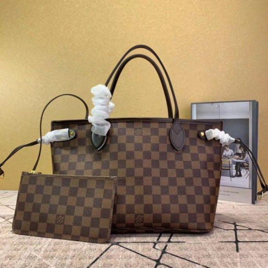 Replica Borsa Neverfull PM Damier Ebene N41359