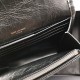 Replica Portafoglio grande YSL Saint Laurent Niki in pelle nera increspata vintage
