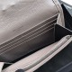 Replica Portafoglio grande YSL Saint Laurent Niki in pelle increspata grigio vintage Replica Portafoglio grande YSL Saint Laurent Niki in pelle increspata grigio vintage