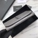 Replica Portafoglio grande YSL Saint Laurent Niki in pelle increspata vintage grigio scuro Replica Portafoglio grande YSL Saint Laurent Niki in pelle increspata vintage grigio scuro