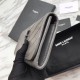 Replica Portafoglio grande YSL Saint Laurent Niki in pelle increspata vintage grigio scuro Replica Portafoglio grande YSL Saint Laurent Niki in pelle increspata vintage grigio scuro