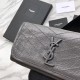 Replica Portafoglio grande YSL Saint Laurent Niki in pelle increspata vintage grigio scuro Replica Portafoglio grande YSL Saint Laurent Niki in pelle increspata vintage grigio scuro
