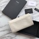 Replica Portafoglio grande YSL Saint Laurent Niki in pelle vintage increspata bianco Replica Portafoglio grande YSL Saint Laurent Niki in pelle vintage increspata bianco