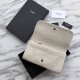 Replica Portafoglio grande YSL Saint Laurent Niki in pelle vintage increspata bianco Replica Portafoglio grande YSL Saint Laurent Niki in pelle vintage increspata bianco