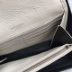 Replica Portafoglio grande YSL Saint Laurent Niki in pelle vintage increspata bianco Replica Portafoglio grande YSL Saint Laurent Niki in pelle vintage increspata bianco