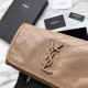 Replica Portafoglio grande YSL Saint Laurent Niki in pelle stropicciata vintage color albicocca Replica Portafoglio grande YSL Saint Laurent Niki in pelle stropicciata vintage color albicocca