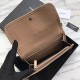 Replica Portafoglio grande YSL Saint Laurent Niki in pelle stropicciata vintage color albicocca Replica Portafoglio grande YSL Saint Laurent Niki in pelle stropicciata vintage color albicocca
