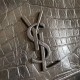 Replica Borsa a catena media Niki YSL Saint Laurent in coccodrillo nera