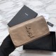 Replica Portafoglio grande YSL Saint Laurent Niki in pelle stropicciata vintage color albicocca Replica Portafoglio grande YSL Saint Laurent Niki in pelle stropicciata vintage color albicocca