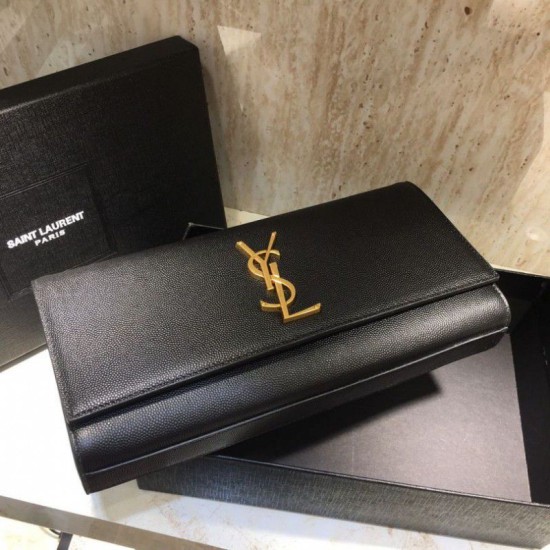 Replica Pochette classica YSL Saint Laurent nera