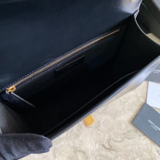Replica Borsa Monogram Satchel Satchel YSL Saint Laurent Nera