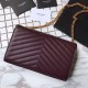 Replica YSL Saint Laurent Granulato Matelasse Chain Portafoglio Chiaretto