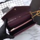 Replica YSL Saint Laurent Granulato Matelasse Chain Portafoglio Chiaretto