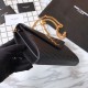 Replica YSL Saint Laurent Granulato Matelasse Chain Portafoglio Nero