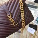 Replica YSL Saint Laurent Medium College Monogram Borse a Tracolla Granulato Matelasse Chiaretto