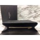 Replica Saint Laurent grandi borse Monogram universitari in nero di capra