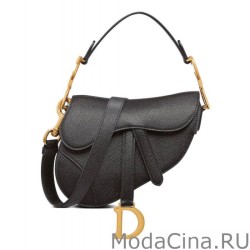 Replica Mini borsa da sella Christian Dior con cinturino nero