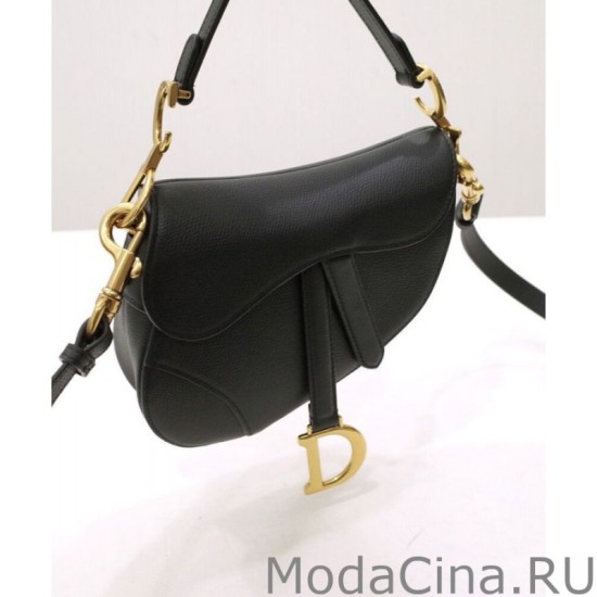 Replica Mini borsa da sella Christian Dior con cinturino nero