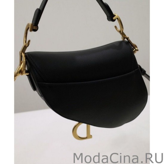Replica Mini borsa da sella Christian Dior con cinturino nero