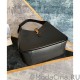 Replica YSL Saint Laurent Le 5 A 7 Borsa Hobo Piccola Morbida In Pelle Liscia Nera
