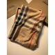 Replica Scialle Burberry Aquatic Cashmere Small Check 75 x 220 Marrone