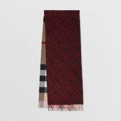 Replica Scialle in lana cashmere double face Burberry 30 x 180