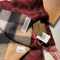 Replica Scialle in lana cashmere double face Burberry 30 x 180