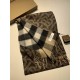 Replica Scialle in lana cashmere double face Burberry 30 x 180
